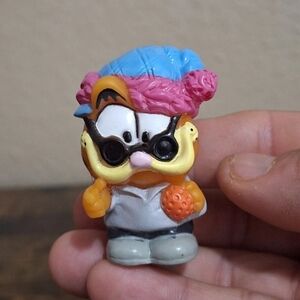 Vintage 80s Garfield Vinyl Pencil Topper/Figurine